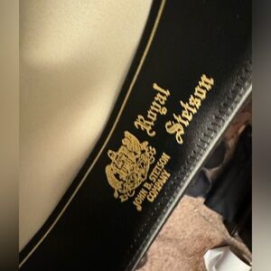 Stetson Downs Fur Felt Fedora Black 7 3/8